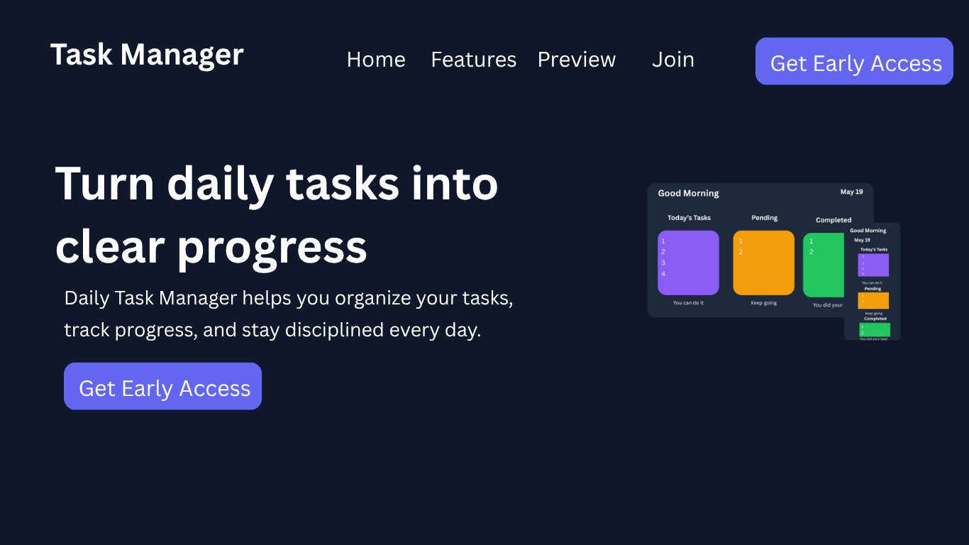 Task-Manager-Waitlist